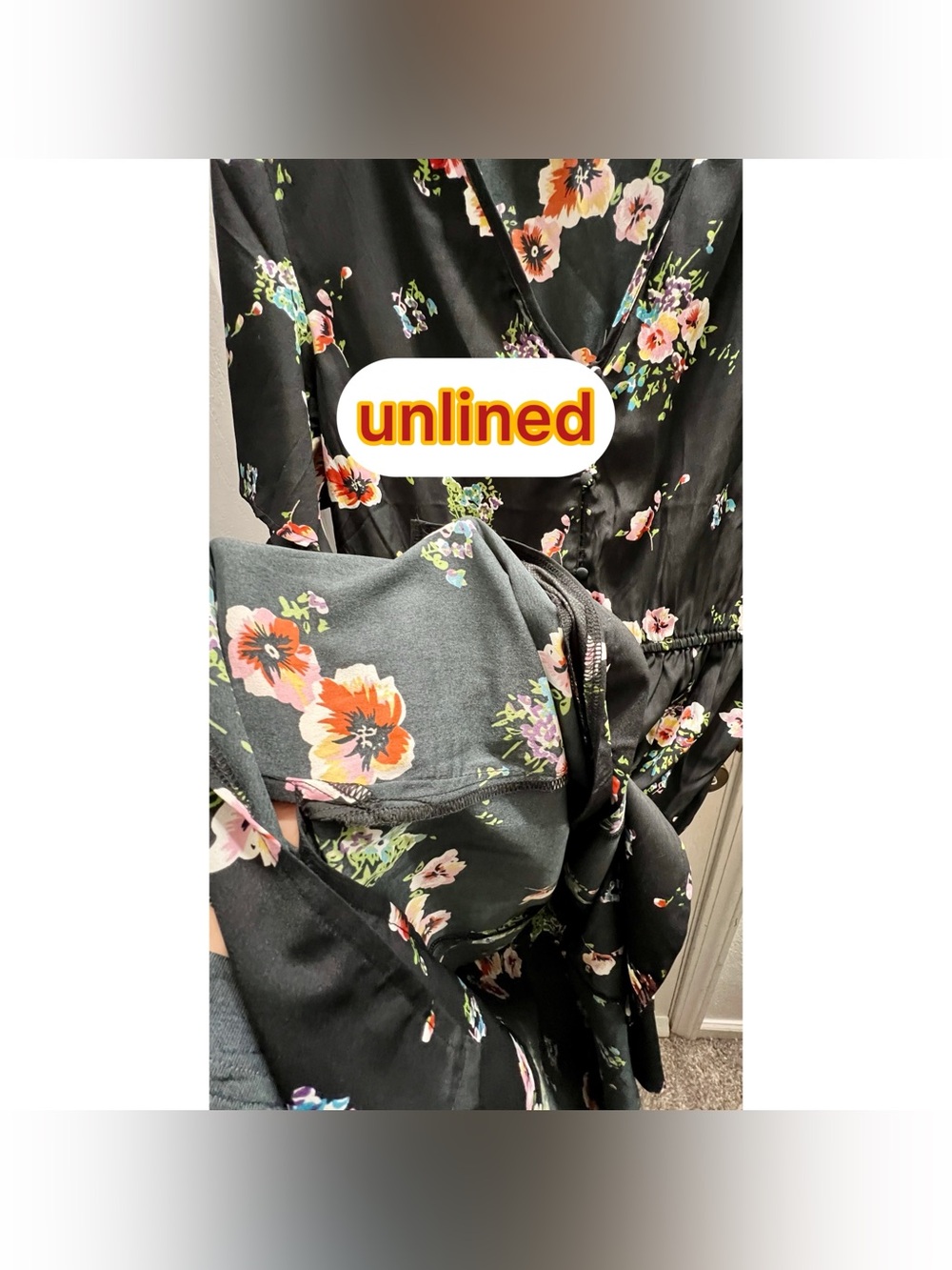 Missguided black floral maxi dress US women’s 8 UK 12 NWOT - Picture 14 of 16